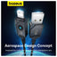 Baseus Unbreakable Series Fast Charging USB to Lightning Cable - 1 Meter / Cluster Black Accessories > Cables &