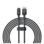 Baseus Unbreakable Series Fast Charging USB to Lightning Cable - 1 Meter / Cluster Black Accessories > Cables &