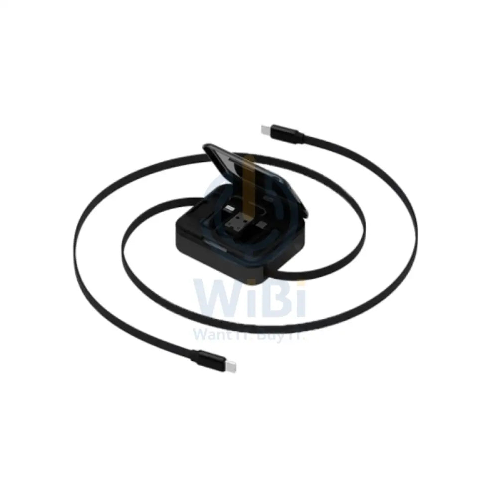 BAZIC GoCharge Loop 5-In-1 Adapter with Cable Kit - 60W / 1 Meter / Micro USB / USB-A / USB-C / Lightning / Black