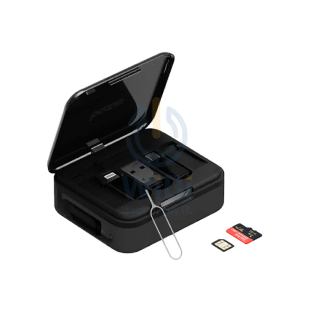 BAZIC GoCharge Loop 5-In-1 Adapter with Cable Kit - 60W / 1 Meter / Micro USB / USB-A / USB-C / Lightning / Black