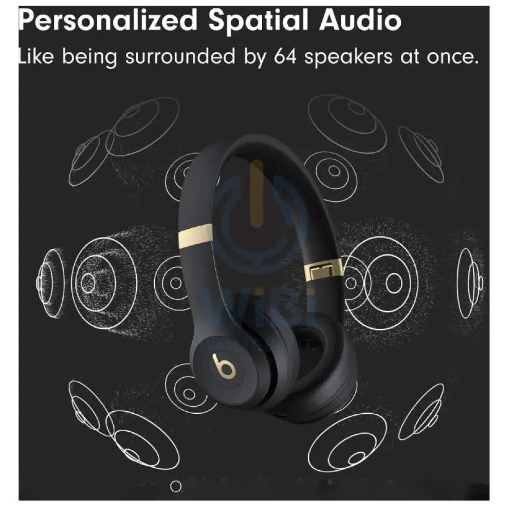 Beats Solo 4 Wireless Headphone - Bluetooth / 3.5mm / USB-C / Black/Gold Accessories > Audio > Headphones