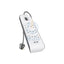 Belkin 6 Way Surge Protection Strip - 18W / 2 Meter / USB-A / USB-C / White Accessories > Power > Power Protection >