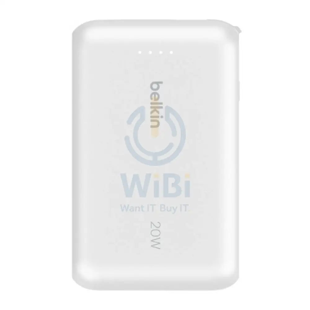 Belkin Power Bank With Cable - USB-C / 10,000mAh / White Accessories > Power Bank