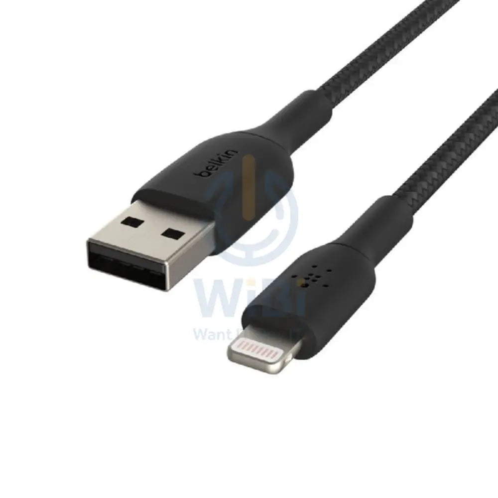 Belkin Premium Braided Cable - 1 Meter / USB-A / Lightning / Black Accessories > Cables & Converters > Cables