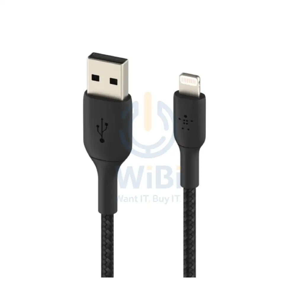 Belkin Premium Braided Cable - 1 Meter / USB-A / Lightning / Black Accessories > Cables & Converters > Cables