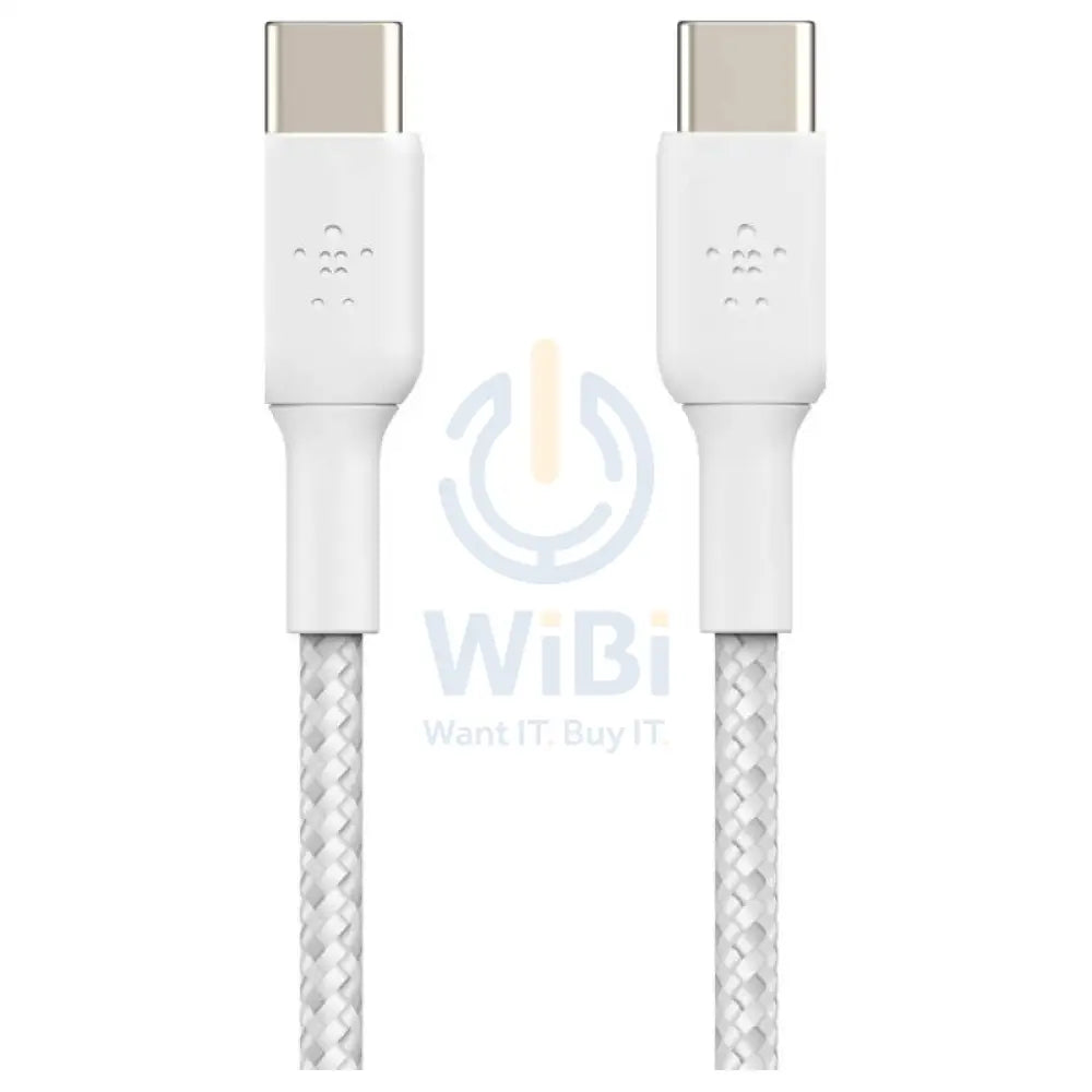 Belkin Premium Braided Cable - 1 Meter / USB-C / White Accessories > Cables & Converters > Cables