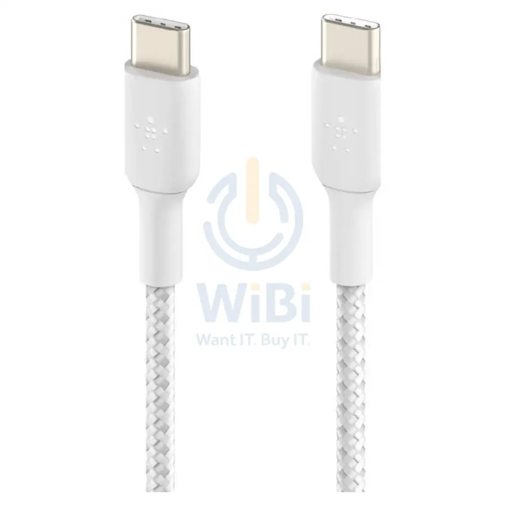 Belkin Premium Braided Cable - 1 Meter / USB-C / White Accessories > Cables & Converters > Cables