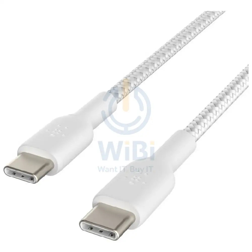 Belkin Premium Braided Cable - 1 Meter / USB-C / White Accessories > Cables & Converters > Cables