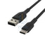 Belkin PVC Cable - 1 Meter / USB-A / USB-C / Black Accessories > Cables & Converters > Cables