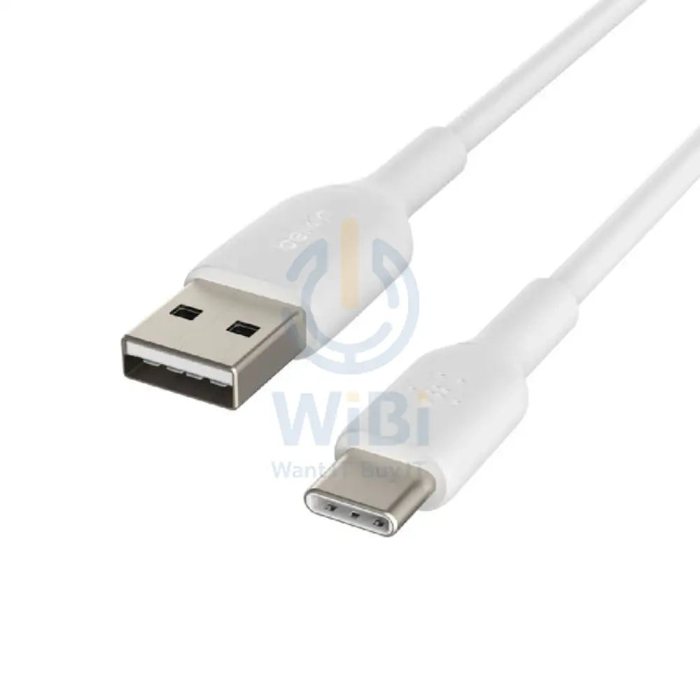 Belkin PVC Cable - 1 Meter / USB-A / USB-C / White Accessories > Cables & Converters > Cables