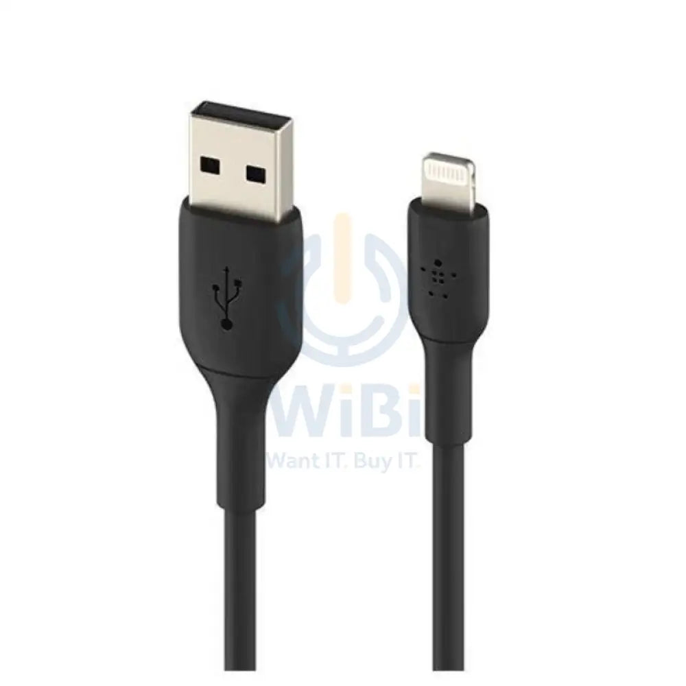 Belkin PVC Cable - 1 Meter / USB-A / Lightning / Black Accessories > Cables & Converters > Cables