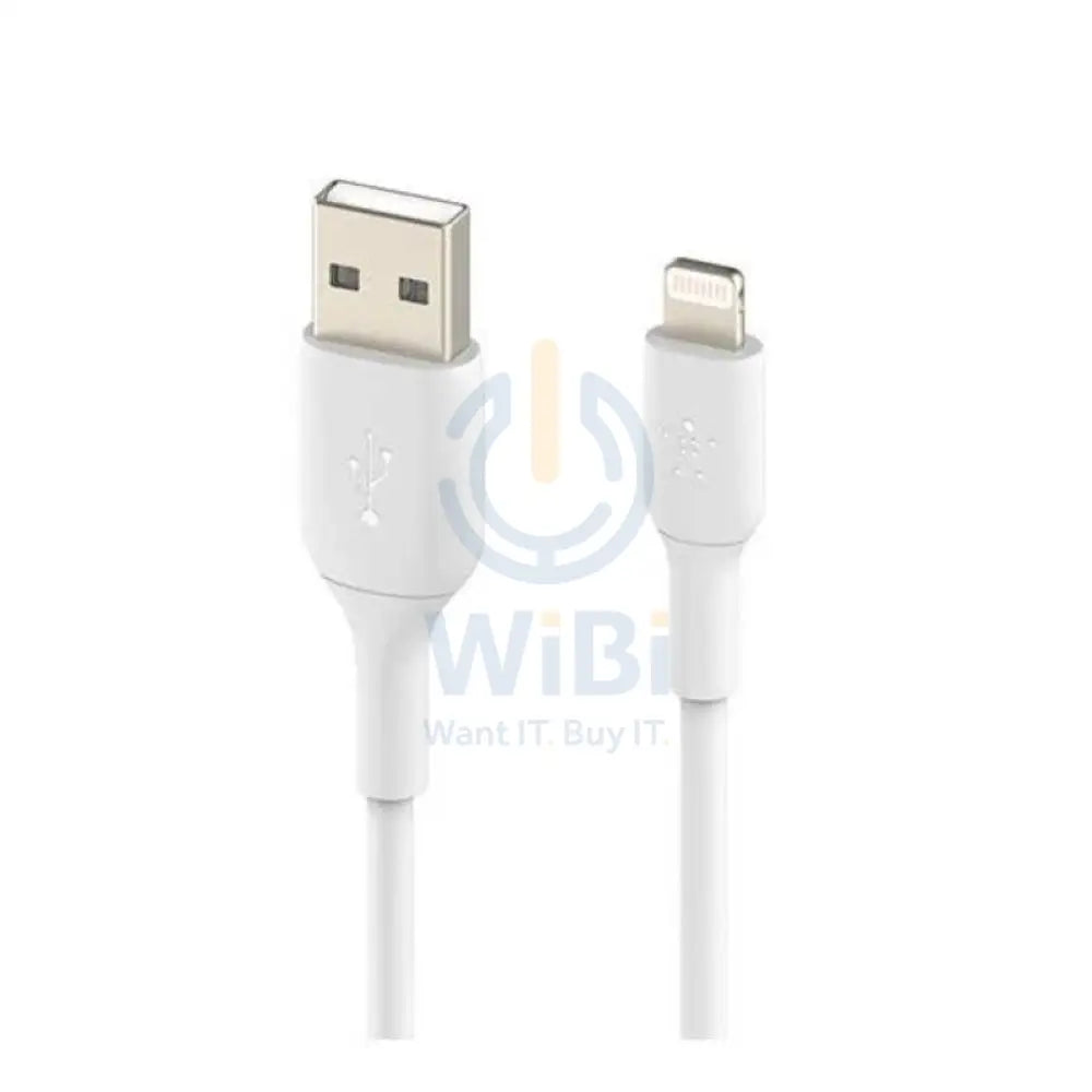 Belkin PVC Cable - 1 Meter / USB-A / Lightning / White Accessories > Cables & Converters > Cables