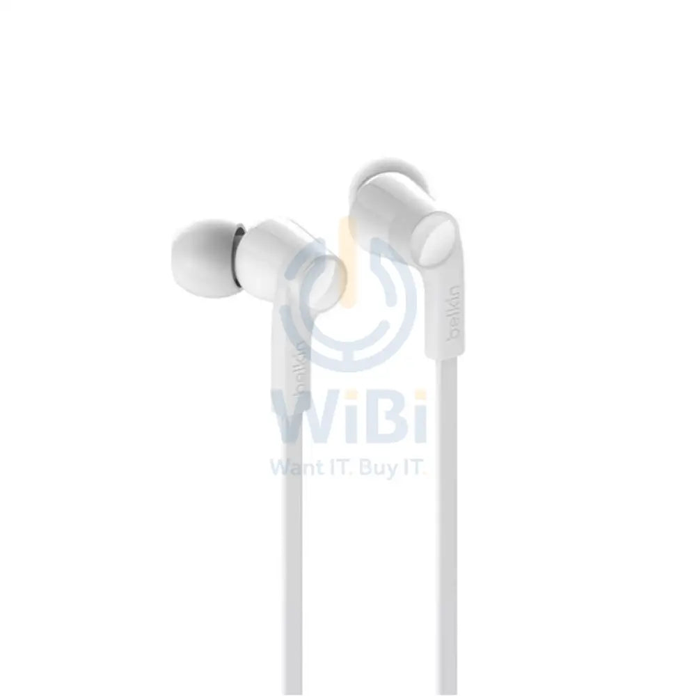 Belkin SoundForm Wired Earphone with Lightning Connector - White Accessories > Audio > Headphones