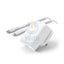 Belkin Wall Charger with Cable - 1 Meter / 30W / USB-C / Lightning / White Accessories > Power Adapters