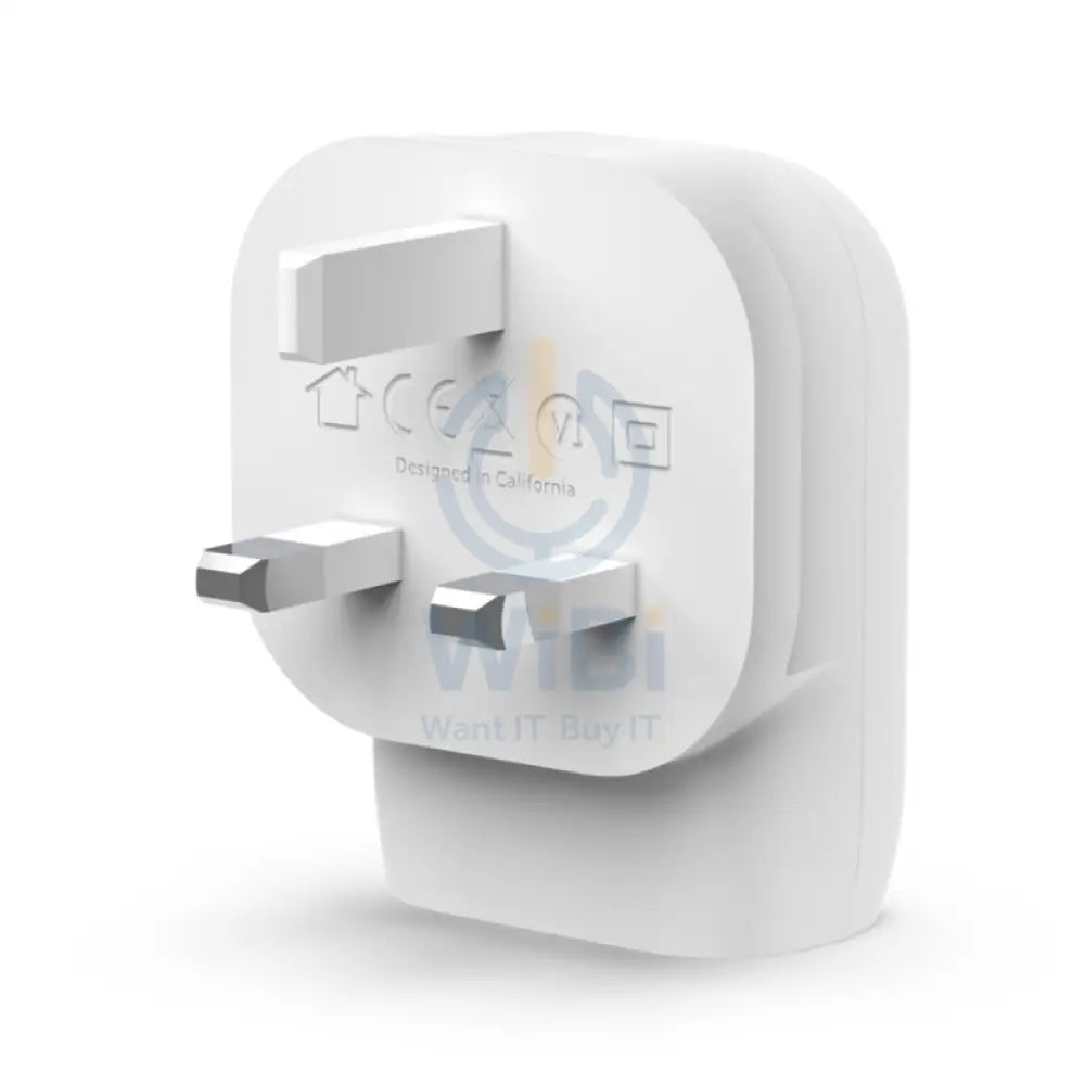 Belkin Wall Charger with Cable - 1 Meter / 30W / USB-C / Lightning / White Accessories > Power Adapters