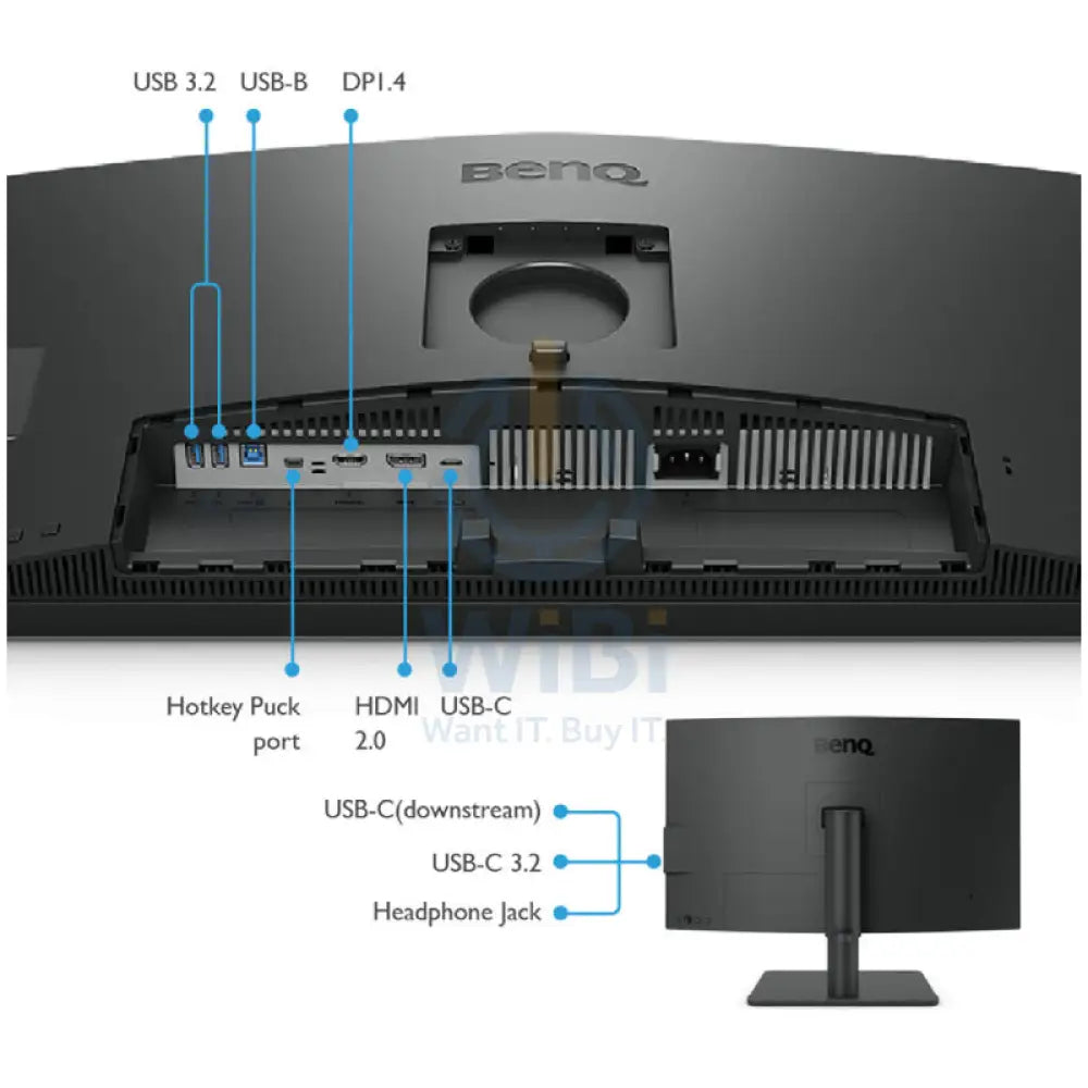 BenQ DesignVue PD2706U Monitor - 27’’ 4K UHD / 5ms / 60Hz / USB-C 3.2 Gen 1 / USB-A 3.2 Gen 1 / HDMI 2.0 / DisplayPort