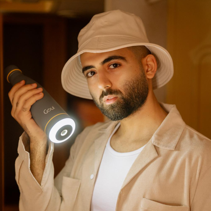 GOUI Coaster Light Speaker  - 1200mAh / 3W / Stone Black/Green