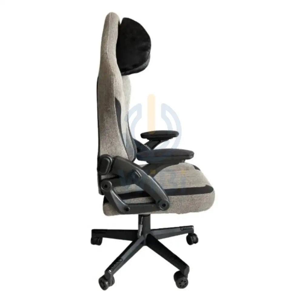 Black Bull Molded Headrest Up & Down Gaming Chair - Gray/Black Accessories > Gaming Chairs