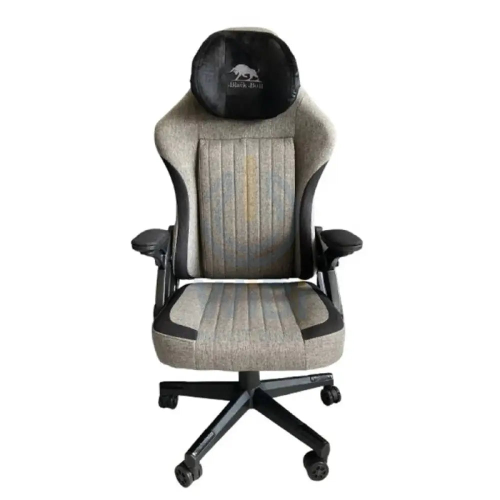 Black Bull Molded Headrest Up & Down Gaming Chair - Gray/Black Accessories > Gaming Chairs