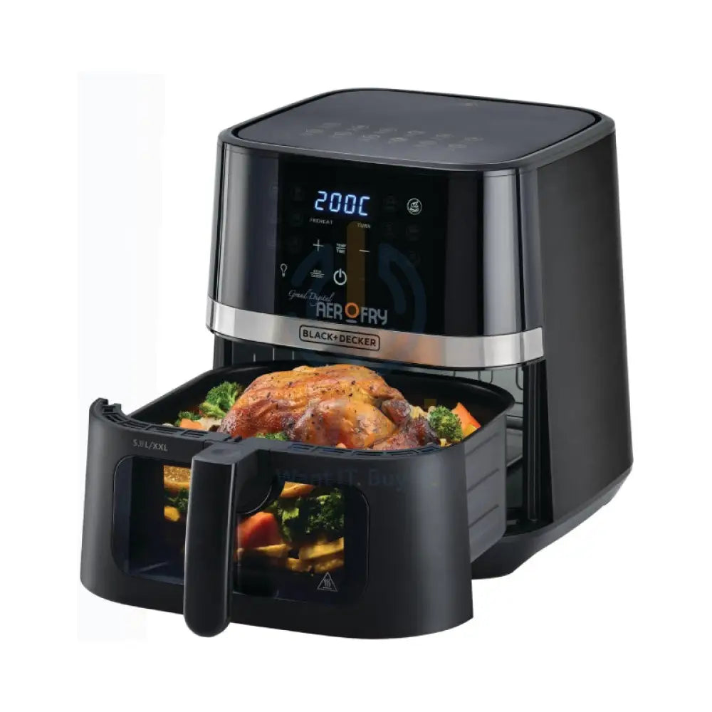 Black + Decker AF5800-B5 Air Fryer Accessories > Smart Devices