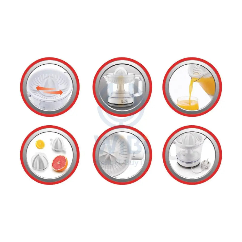 Black + Decker CJ675 Juicer With 600ml Juicing Capacity Accessories > Smart Devices