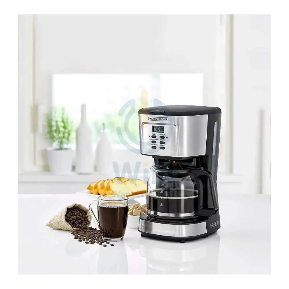 Black + Decker CM85-B5 Coffee Maker - 900W / 12 Cups Capacity Accessories > Smart Devices
