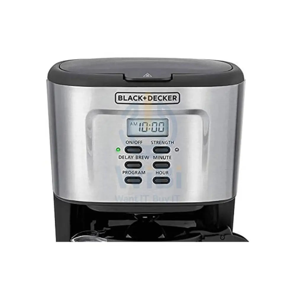 Black + Decker CM85-B5 Coffee Maker - 900W / 12 Cups Capacity Accessories > Smart Devices