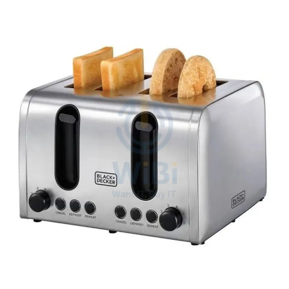 Black + Decker ET444-B5 Toaster - 2100 Watts / 4-Slice Accessories > Smart Devices