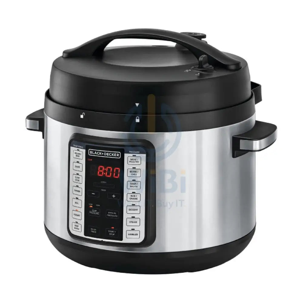 Black + Decker PCP1000B6 Multi Cooker With Stainless-Steel Housing Accessories > Smart Devices