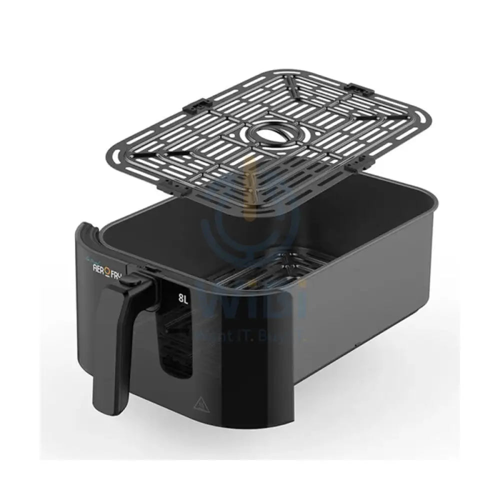 Black + Decker SAF80W Slim Digital Air Fryer With Window Accessories > Smart Devices
