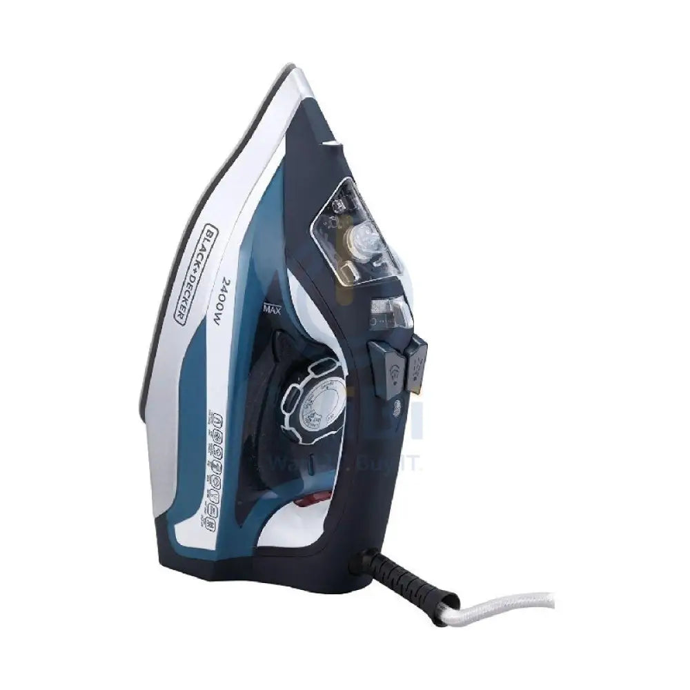 Black + Decker X2150B5 Steam Iron - 2400 Watts / Below 500ml / Ceramic Soleplate Accessories > Smart Devices