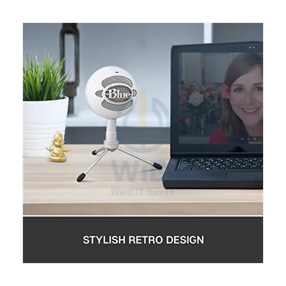 Blue Snowball iCE USB Microphone - USB / White
