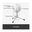 Blue Snowball iCE USB Microphone - USB / White