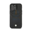 BMW iPhone 14 Pro Max Signature Collection Genuine Leather Case with Cardslot Embossed Pattern - Black Accessories >