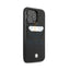 BMW iPhone 14 Pro Max Signature Collection Genuine Leather Case with Cardslot Embossed Pattern - Black Accessories >