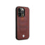 BMW iPhone 14 Pro Max Signature Collection Genuine Leather with Perforated Seats Design - Burgundy Accessories >