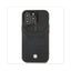 BMW iPhone 14 Pro Signature Collection Genuine Leather Case with Cardslot Embossed Pattern - Black Accessories >