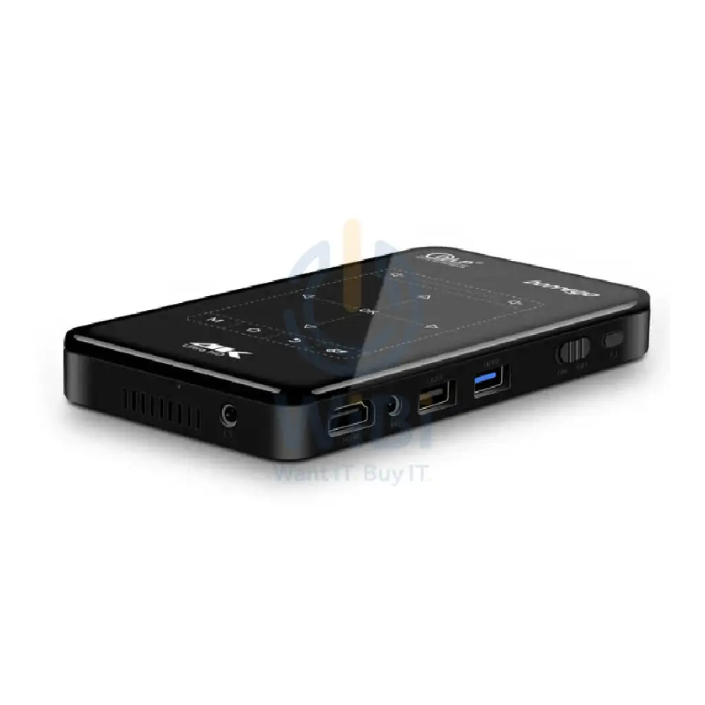 Borrego Portable Ultra HD Mini Smart Projector - 4K / 1000 lumens / Black - BP09 Monitors & Projectors > Projectors