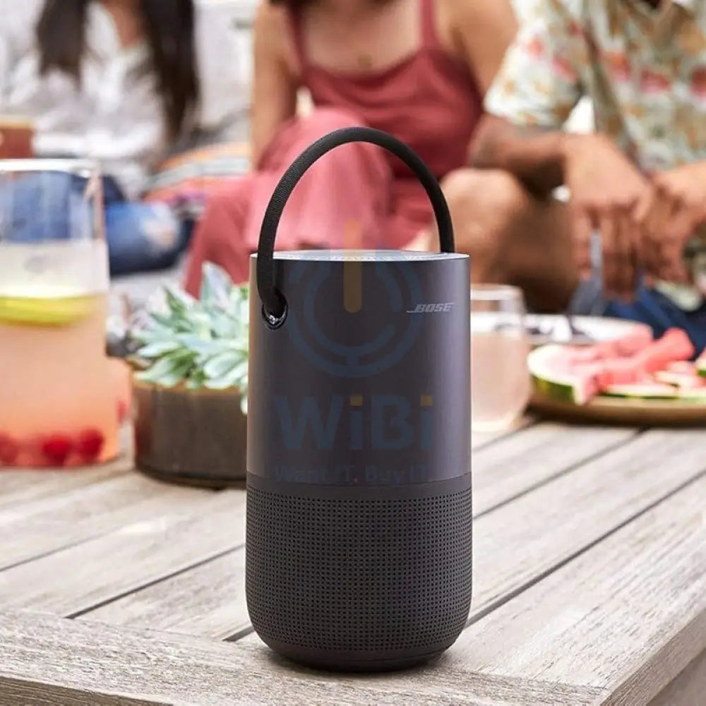 BOSE Portable Smart Speaker - Bluetooth / Wi-Fi / AirPlay - Triple Black Accessories > Audio > Speakers
