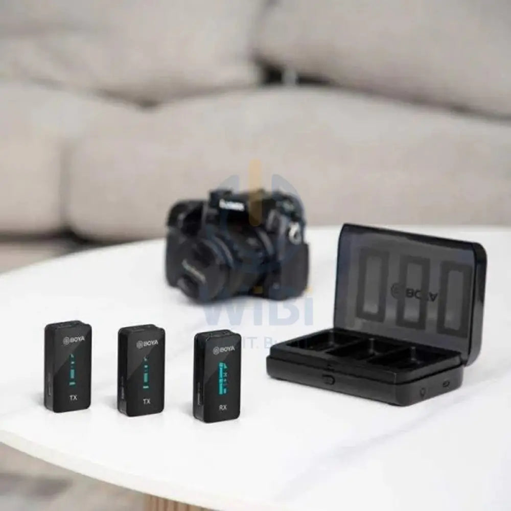BOYA 2.4GHz Wireless Microphone (2transmitters + 1receiver) - Black Accessories > Audio > Microphone > Offer Zone