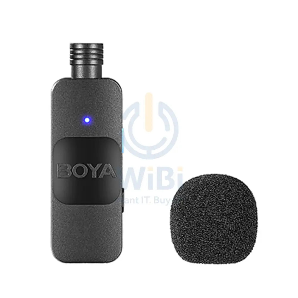 BOYA 2.4Ghz Wireless Microphone with Lightning connector for iOS device(2TX + 1RX) - Black Accessories > Audio >