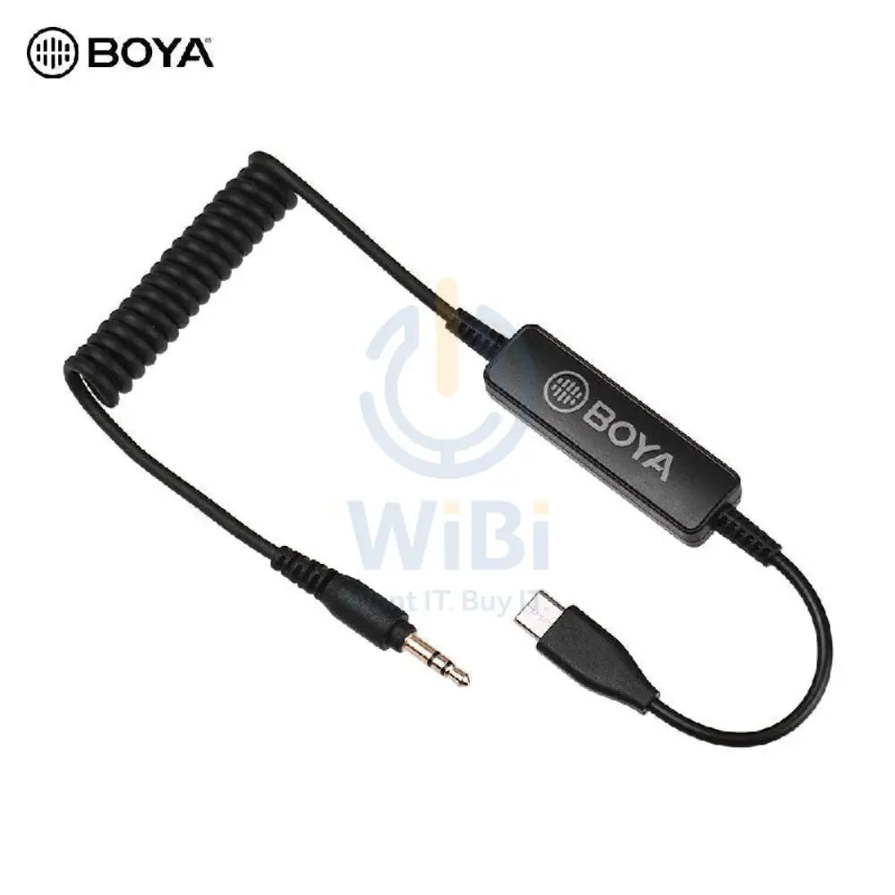 BOYA 35C-USB C 3.5MM TO USB TYPE-C Connector Audio Cable Accessories > Audio > Microphone