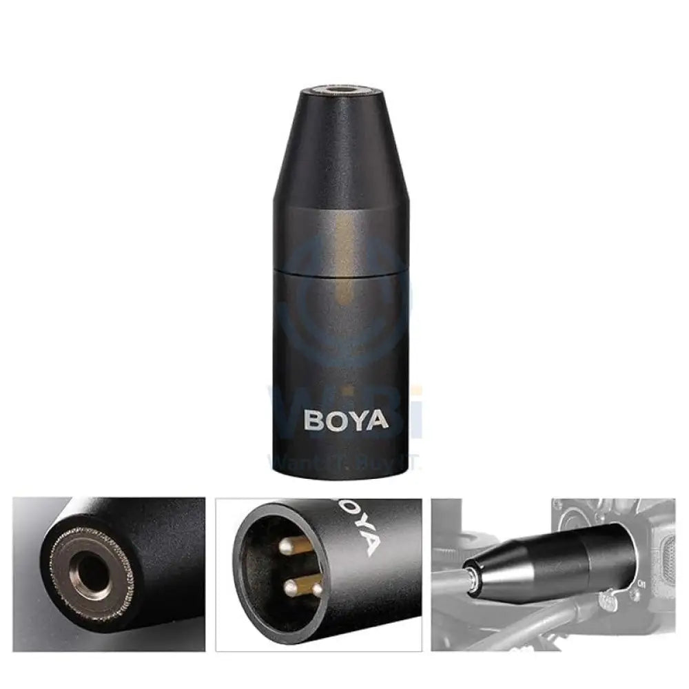 BOYA 35C-XLR Microphone Adapter - 3.5mm Jack / XLR - Black Accessories > Audio > Microphone