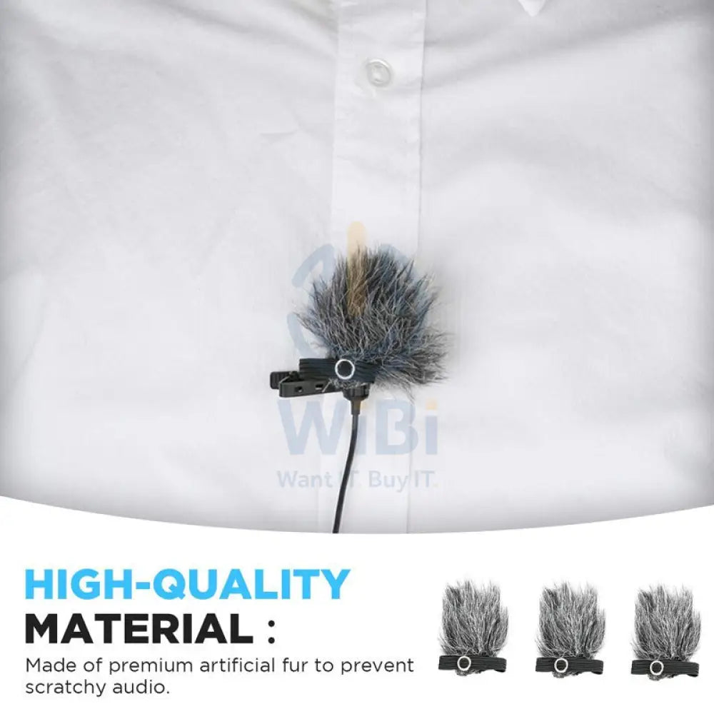BOYA BY-B05 Microphone Furry Windscreen - 3.5mm / Wireless - Black Accessories > Audio > Microphone