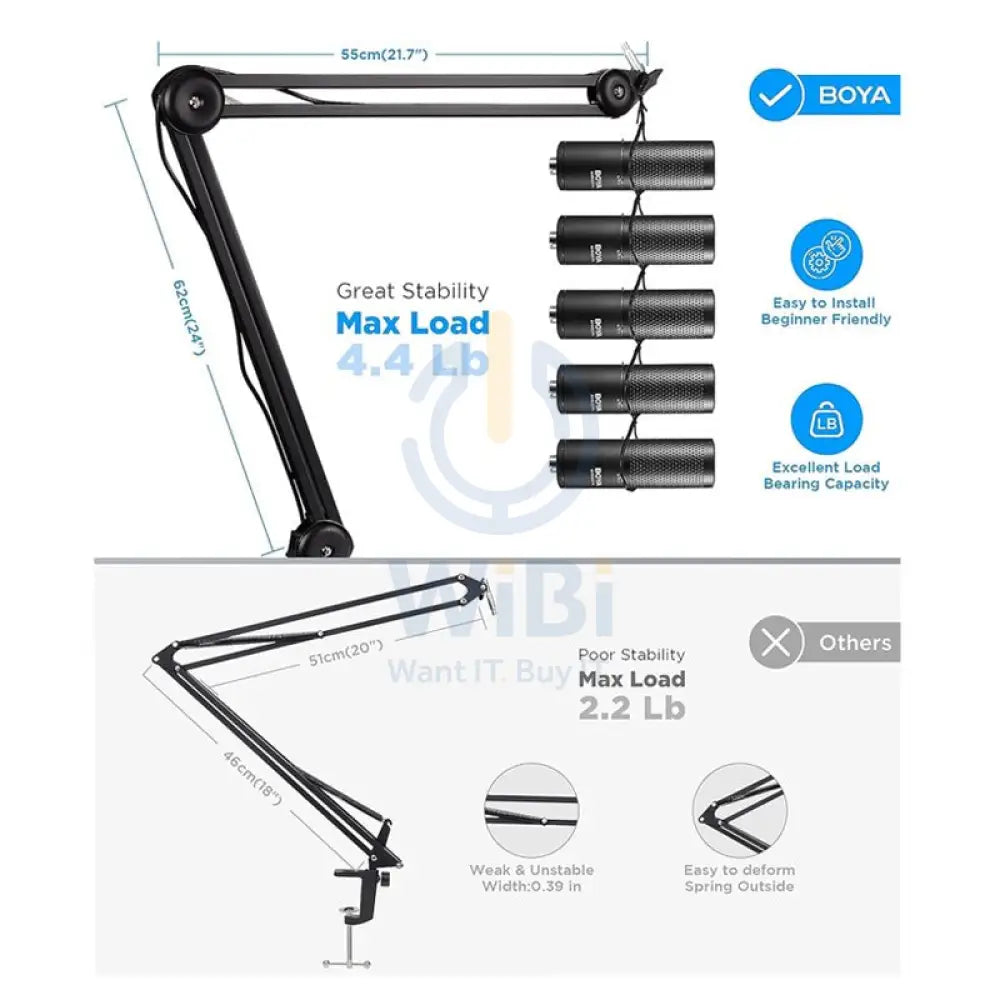 BOYA BY-BA20 Microphone Boom Arm Accessories > Audio > Microphone