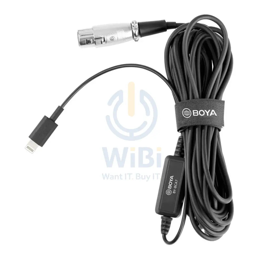 BOYA BY-BCA7 19.68’ XLR To Lightning Adapter Cable For IOS Devices Accessories > Cables & Converters > Cables