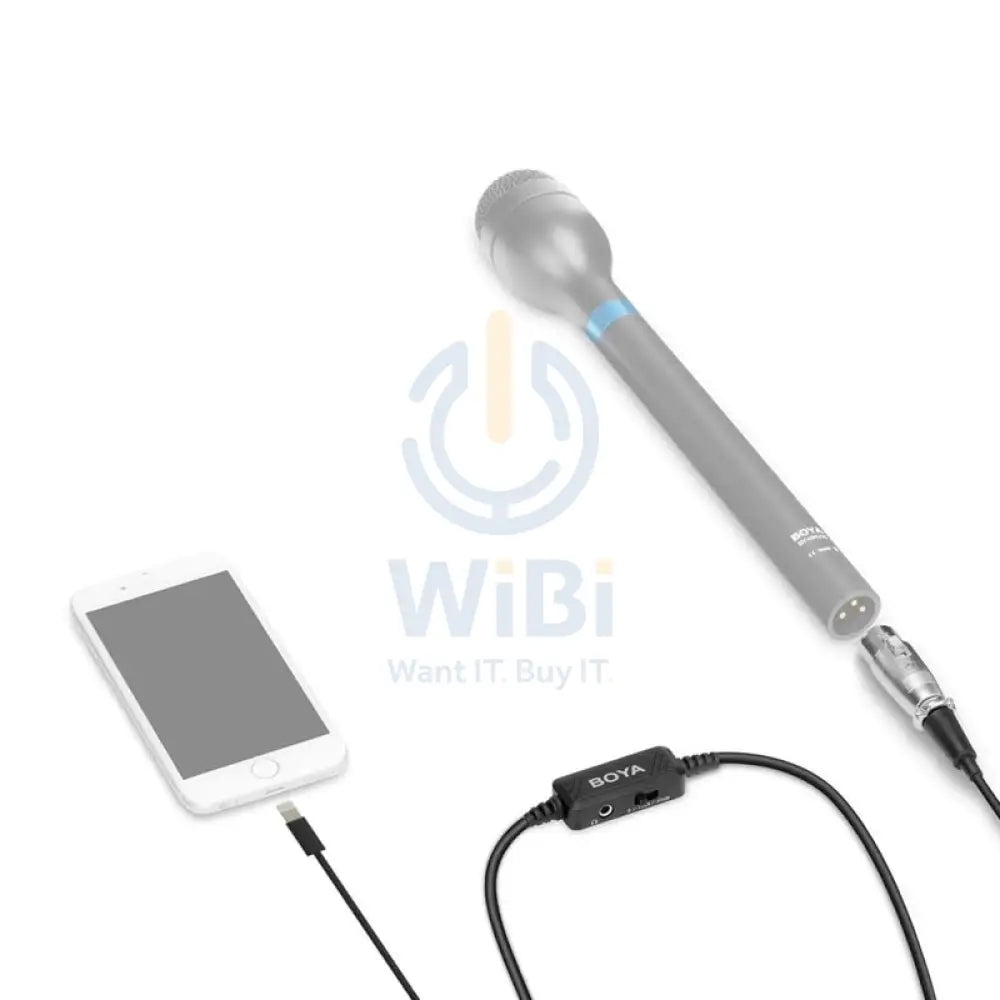 BOYA BY-BCA7 19.68’ XLR To Lightning Adapter Cable For IOS Devices Accessories > Cables & Converters > Cables