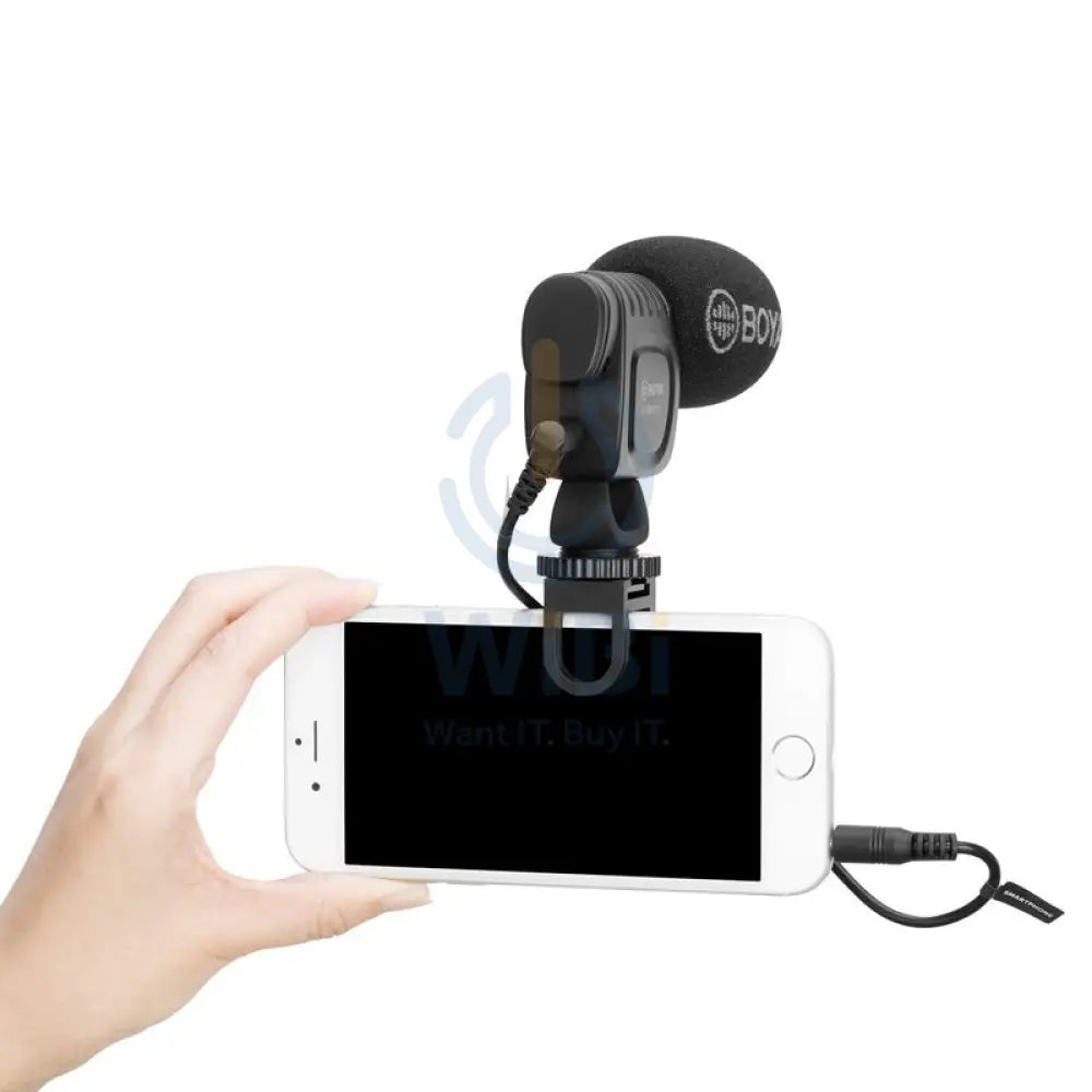 BOYA BY-C12 Shock Mount For Smartphone-Vloggers / Black Accessories > Mobiles & Tablets > Mobiles > Mobile Holder