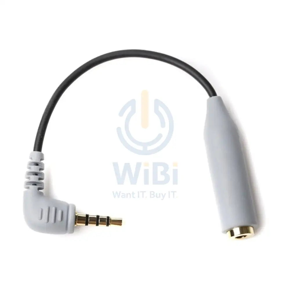 BOYA BY-CIP2 Female Microphone Adapter Cable - 3.5mm / AUX - Grey Accessories > Cables & Converters > Cables