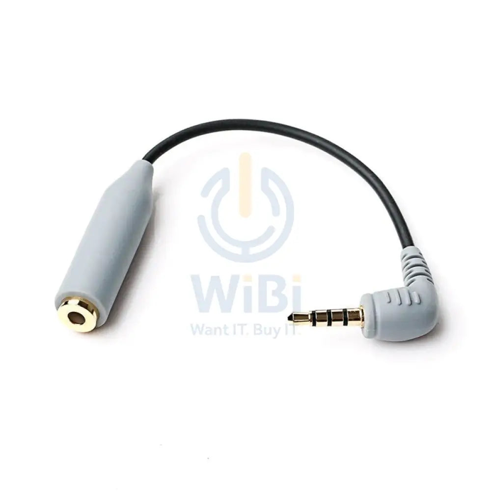 BOYA BY-CIP2 Female Microphone Adapter Cable - 3.5mm / AUX - Grey Accessories > Cables & Converters > Cables
